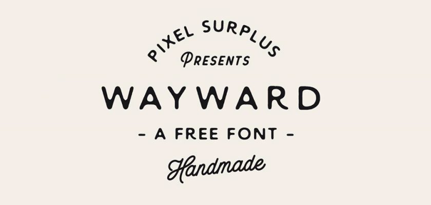 Introducing Wayward Sans, a free handmade font缩略图
