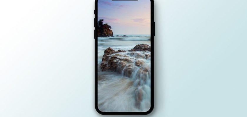 Vectorized iPhone X with shadow mockup缩略图